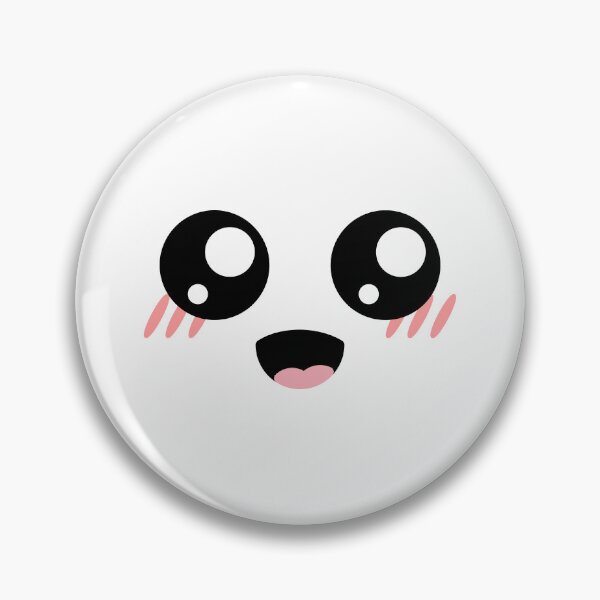 Artikelvorschau, Niedliches, kawaii, errötendes, glücklich lächelndes Gesicht entworfen und verkauft von BlushyPrint.