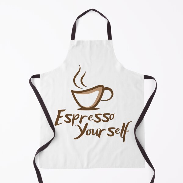 Item preview, Espresso Yourself – Funny Coffee Lover Quote with Cute Coffee Cup Design designed and sold by ArcticFoxStudio.