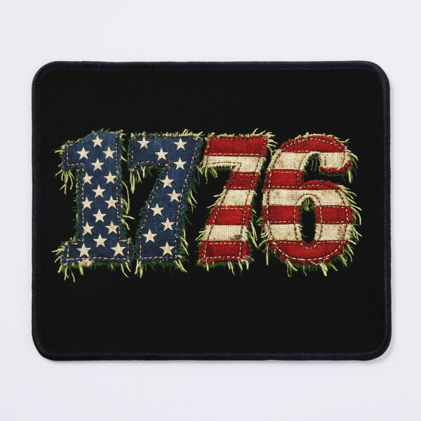 Item preview, 1776 American Flag Distressed Patchwork Patriotic Art designed and sold by FOFANOS28.