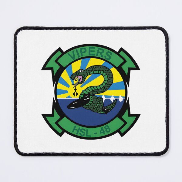 Item preview, Official Heritage Insignia of Helicopter Anti-Submarine Squadron Light Forty-Eight (HSL-48) "Vipers" designed and sold by CharlieDesings.