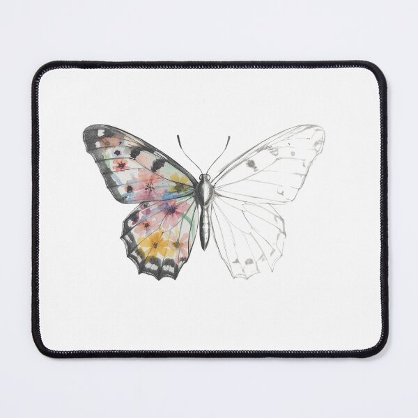 Item preview, Butterfly and flowers designed and sold by uunaa.