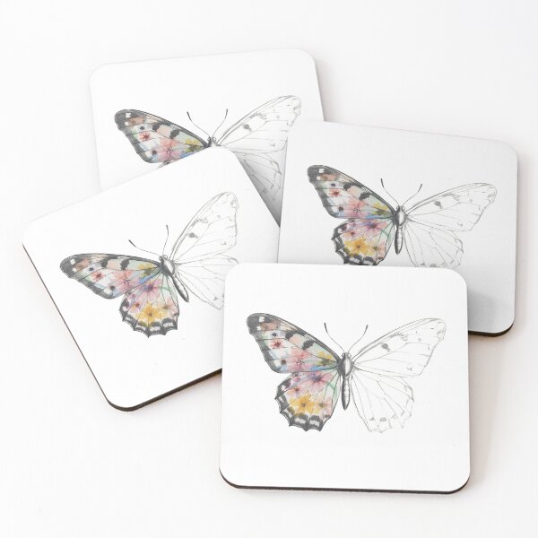 Item preview, Butterfly and flowers  designed and sold by uunaa.