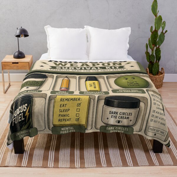 Item preview, Academic Weapon Survival Kit – Funny Student Essentials Art | Exam Season Gift designed and sold by irfanshikh.