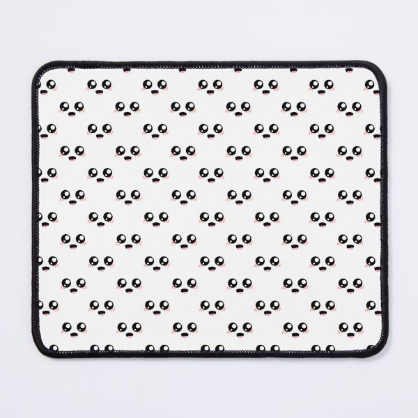 Item preview, Cute kawaii blushing happy smiling face pattern designed and sold by BlushyPrint.