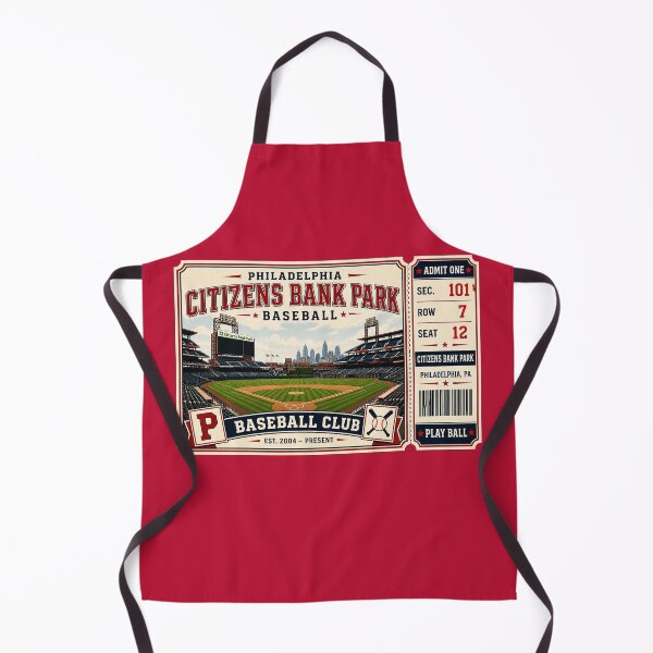 Item preview, Philadelphia Citizens Bank Park Vintage Ticket Poster Retro Baseball Stadium Art Philly Baseball Club Interior designed and sold by GhostDawgs.
