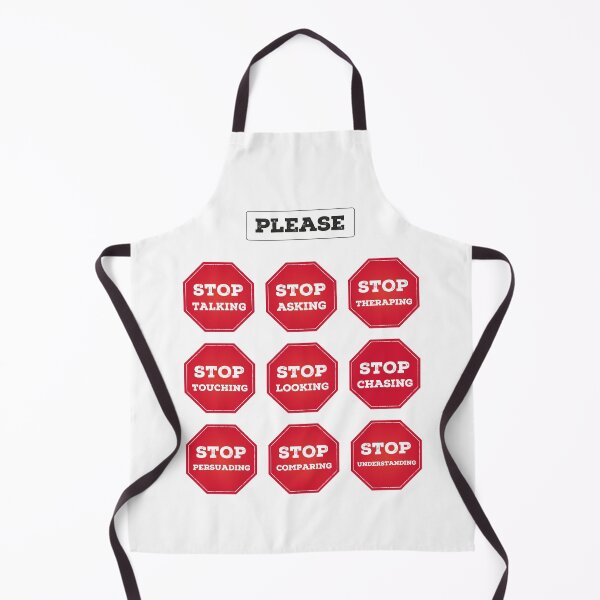 Item preview, Please STOP – neurodiversity acceptance, autism awareness. designed and sold by KambesaStudio.
