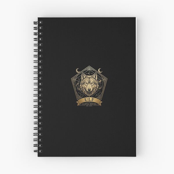 Item preview, ULF Celestial Sentinel Geometric Wolf Art designed and sold by JeevanStickers.
