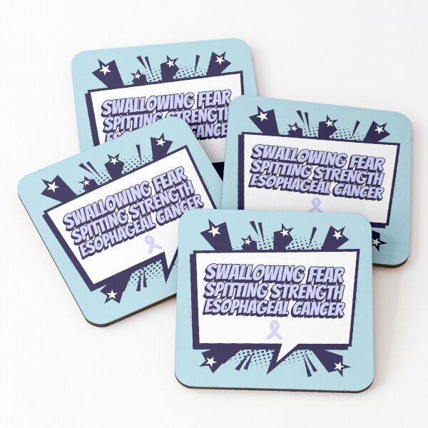 Item preview, Swallowing Fear Spitting Strength Esophageal Cancer designed and sold by ACA Design & Print.