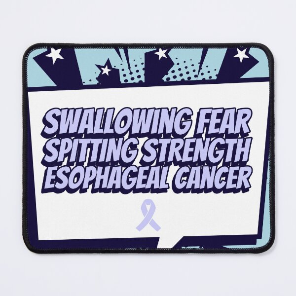 Item preview, Swallowing Fear Spitting Strength Esophageal Cancer designed and sold by ACA Design & Print.