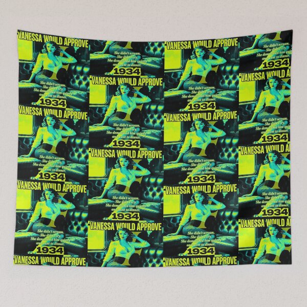 Item preview, Vanessa Would Approve — 1934 Noir Pop Art Print designed and sold by Thedropartsrore.