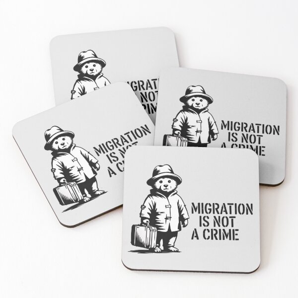 Item preview, Banksy - Migration is not a crime designed and sold by 123ks.