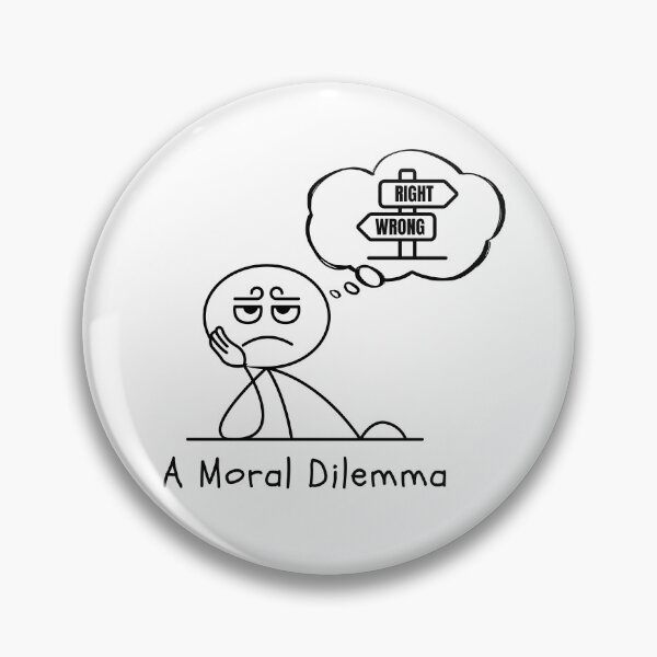 Item preview, An Amusing Moral Dilemma Cartoon. designed and sold by MPC-Mince-Pies.