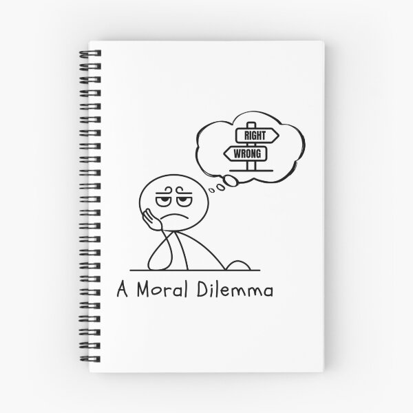 Item preview, An Amusing Moral Dilemma Cartoon. designed and sold by MPC-Mince-Pies.