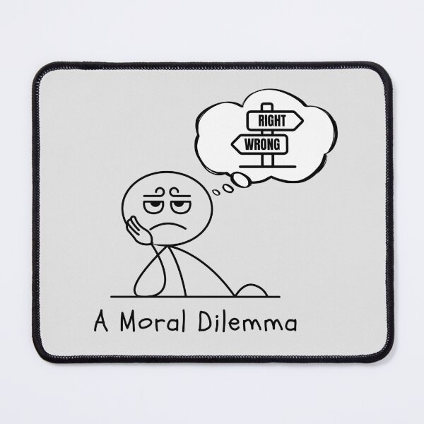 Item preview, An Amusing Moral Dilemma Cartoon. designed and sold by MPC-Mince-Pies.