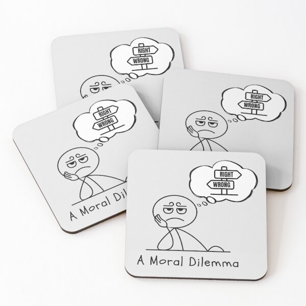Item preview, An Amusing Moral Dilemma Cartoon. designed and sold by MPC-Mince-Pies.