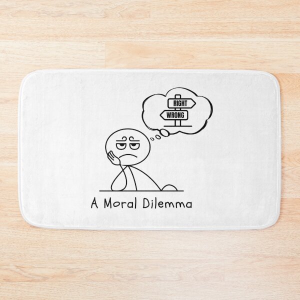 Item preview, An Amusing Moral Dilemma Cartoon. designed and sold by MPC-Mince-Pies.