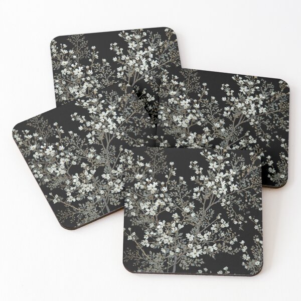 Item preview, Small white flowers designed and sold by uunaa.