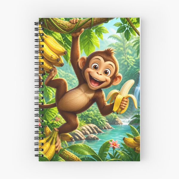 Artikelvorschau, der Affe und die Banane entworfen und verkauft von EdicionesJML.