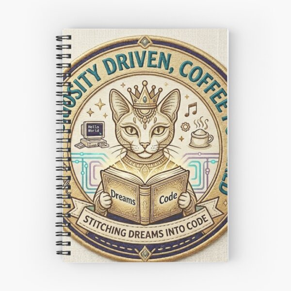 Item preview, Curiosity Driven Coffee Powered - The Ultimate Creator Emblem designed and sold by Zeyzep.