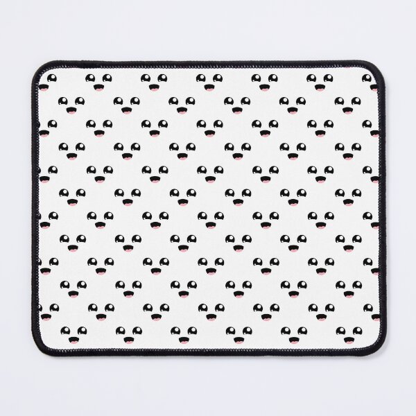Item preview, Sweet kawaii smiling joyful face pattern designed and sold by BlushyPrint.