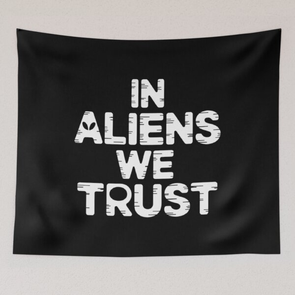 Item preview, RESIDENT ALIEN In Alien We Trust designed and sold by ALL ART .