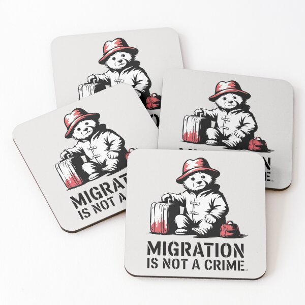 Item preview, Banksy Graffiti - Migration is not a crime designed and sold by 123ks.