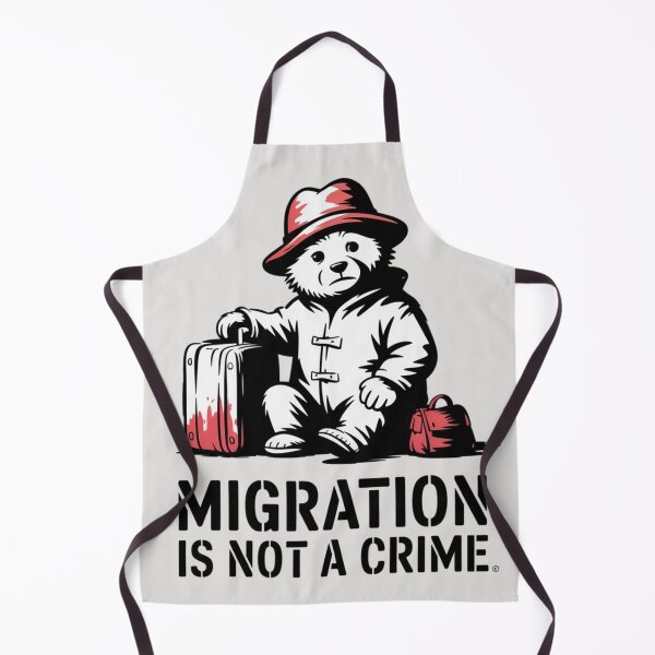 Item preview, Banksy Graffiti - Migration is not a crime designed and sold by 123ks.