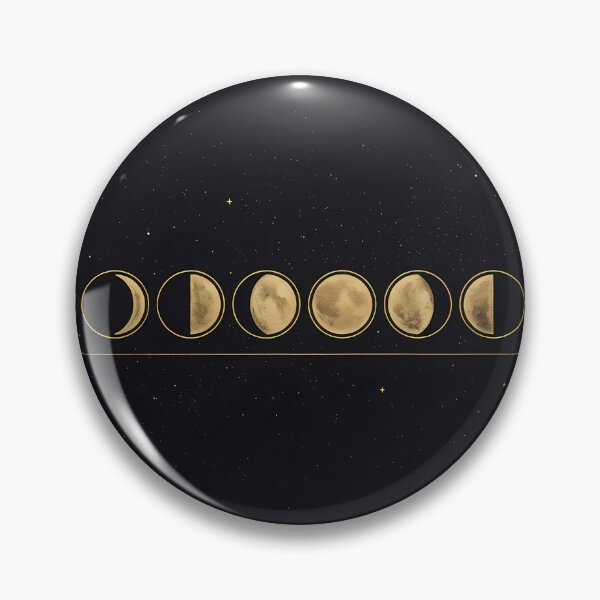 Item preview, Elegant Gold Moon Phases Celestial Starry Night designed and sold by novadawy.