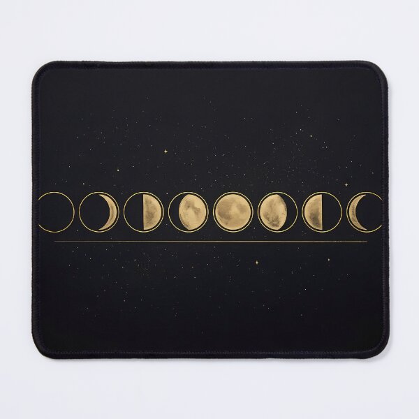 Item preview, Elegant Gold Moon Phases Celestial Starry Night designed and sold by novadawy.