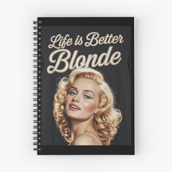 Item preview, La vida es mejor. Pin-up rubia. designed and sold by RedCircleArt.