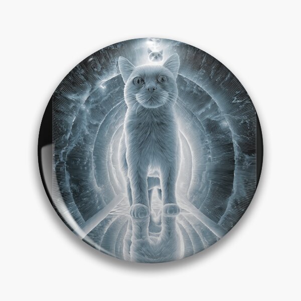 Item preview, The Celestial Feline Gateway to Infinity designed and sold by Moody Vibes Studio.
