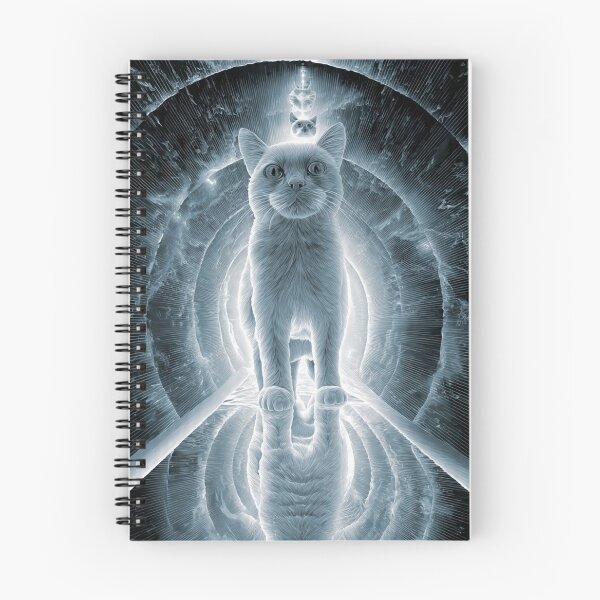 Item preview, The Celestial Feline Gateway to Infinity designed and sold by Moody Vibes Studio.
