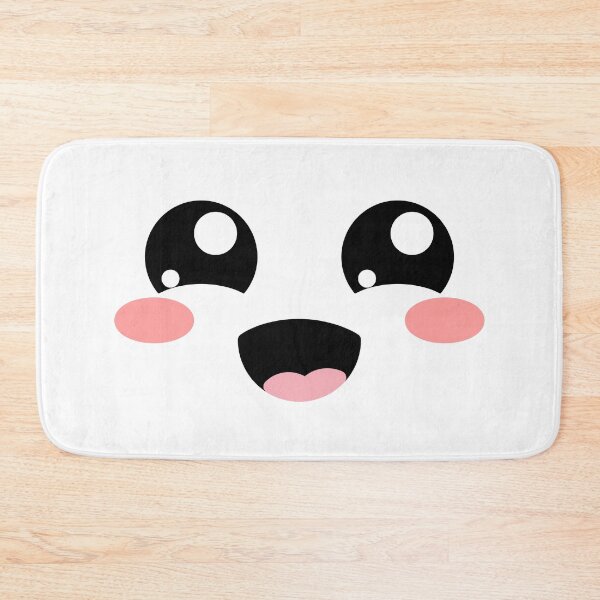 Item preview, Sweet kawaii blushing smiling joyful face designed and sold by BlushyPrint.