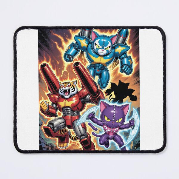 Item preview, Mecha Cats United! designed and sold by Niagara-ReVolt.
