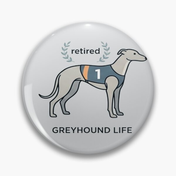 Item preview, greyhound life retired  designed and sold by  Mudikeys.