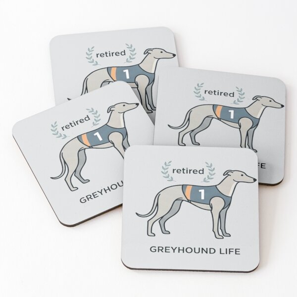 Item preview, greyhound life retired  designed and sold by  Mudikeys.