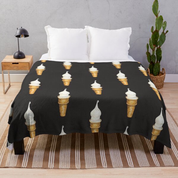 Item preview, BLACK ICE CREAM Pop ART| oil painting style| Unique ART Design | Aesthetic Dessert Design designed and sold by BlueberrySwan.