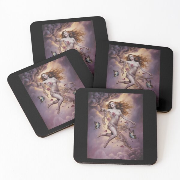 Item preview, Ethereal Redhead Goddess Butterfly designed and sold by RedCircleArt.