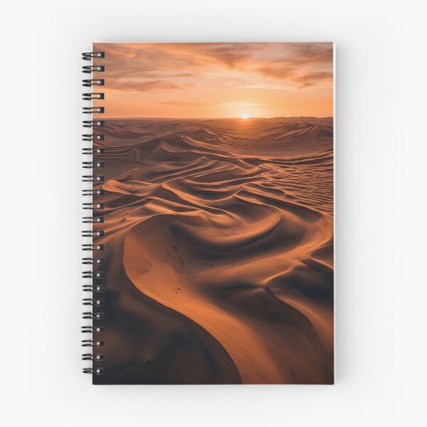Item preview, Golden Sunset Desert Sand Dunes Landscape designed and sold by novadawy.