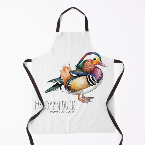 Item preview, Mandarin Duck – Poetry of Nature | Colorful Exotic Bird Illustration designed and sold by ArcticFoxStudio.