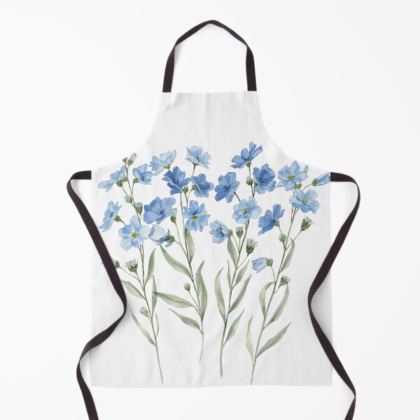Item preview, Blue forget-me-not watercolor painting designed and sold by uunaa.