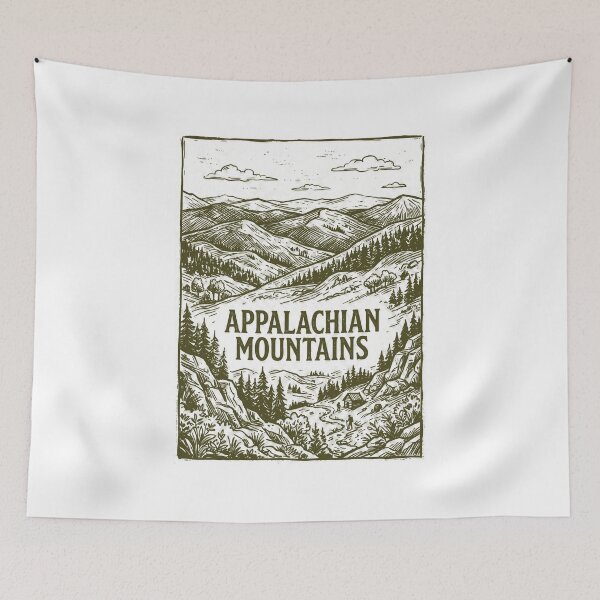 Item preview, Vintage Appalachian Mountains designed and sold by civomgon.