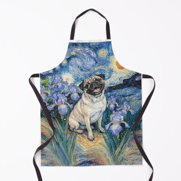 Item preview, Pug Dog Van Gogh  T-Shirt designed and sold by candiscamera.