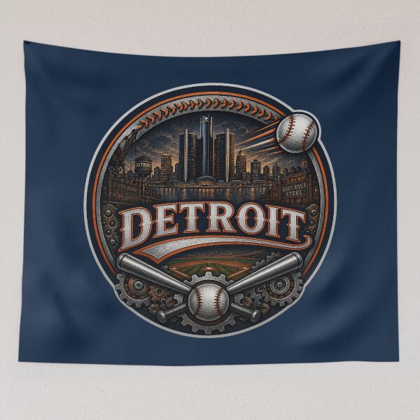 Item preview, Detroit Sports Logo – Motor City T-Shirt, Hoodie & Fan Apparel designed and sold by TKOprintdesigns.