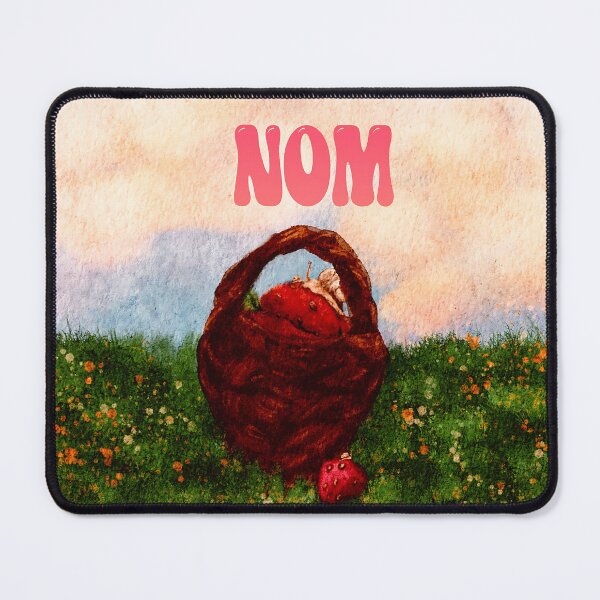 Item preview, Whimsical art watercolor snail mom and baby funny nom designed and sold by Monica Laipple.