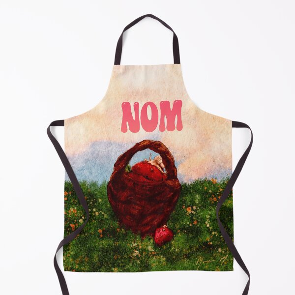Item preview, Whimsical art watercolor snail mom and baby funny nom designed and sold by Monica Laipple.
