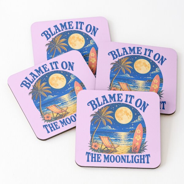 Item preview, Blame it on the moonlight design 1 designed and sold by DigitalandPhoto.