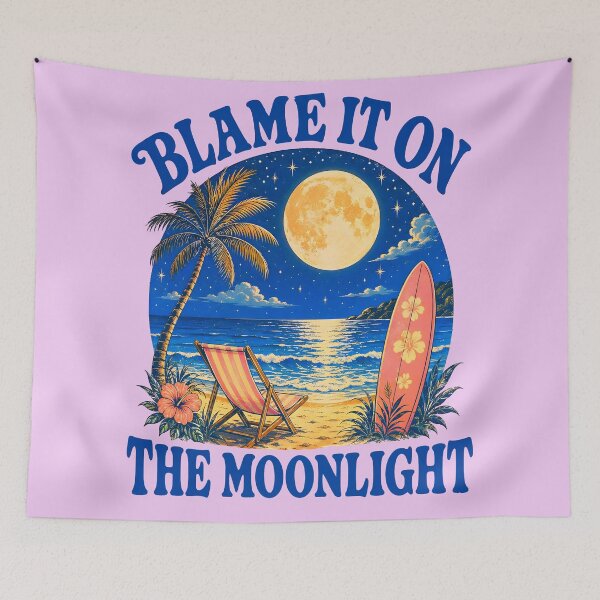 Item preview, Blame it on the moonlight design 1 designed and sold by DigitalandPhoto.