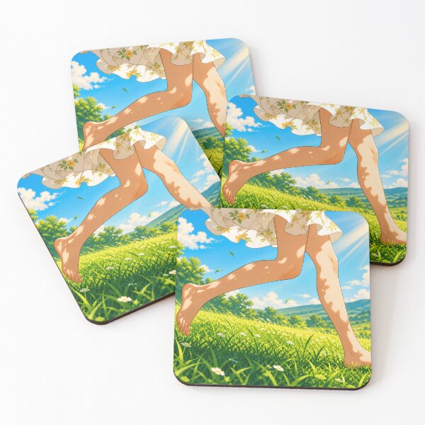 Item preview, Barefoot Summer Run – Anime Style Nature Freedom Art designed and sold by GaMaDesing.