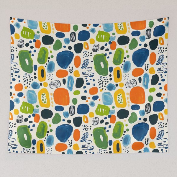 Item preview, Matisse Abstract Minimal Watercolor Art Pattern Design designed and sold by CurioPixels.